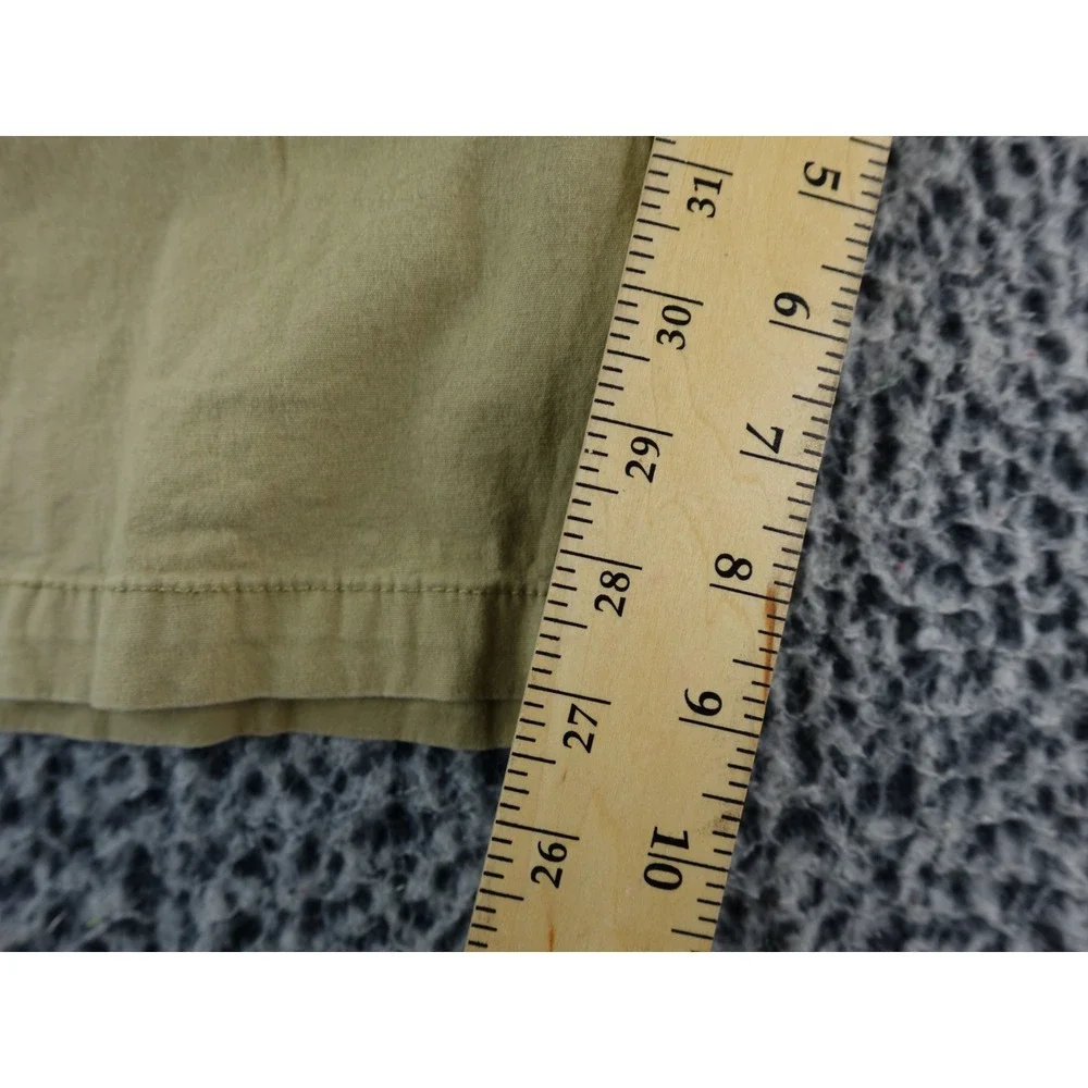 Magellan Outdoors Mens Khaki Chino‎ Shorts Size 33W Flat Front Casual